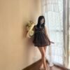 BROWN BABYDOLL TOP