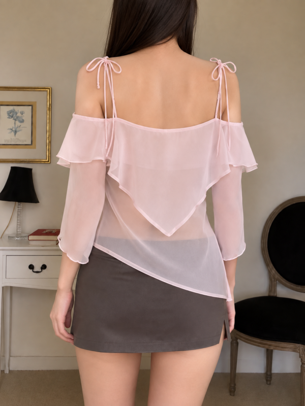 IMG_2712 Ruffle pink top